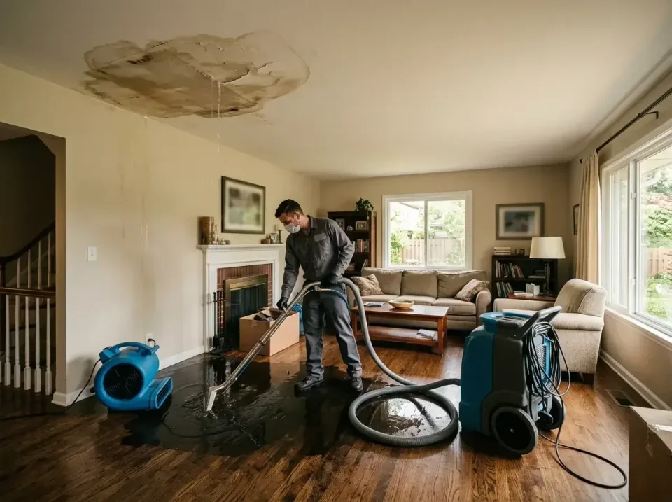 attic-pipe-burst-ceiling-drip-008 — frequently asked questions, Water Damage Restoration & Carpet Care in Presidential Lakes…